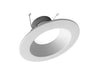 NICOR DLR56(v6) 5/6 Inch White 900Lm 3000K Recessed LED Downlight With Baffle (DLR566091203KWHBF)