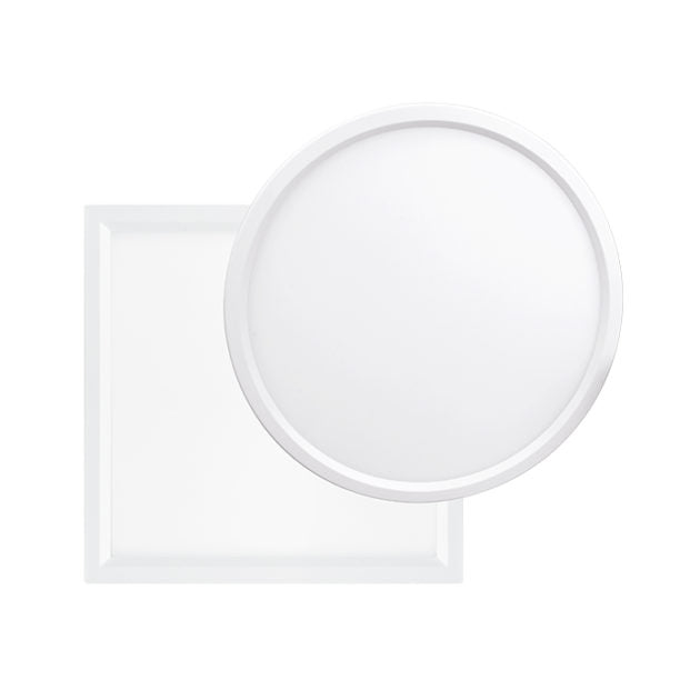 NICOR DSE8 Round 8 Inch Edge-Lit LED Surface Mount Downlight 3000K (DSE821203KRDWH)