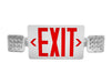 NICOR ECL3 3.3W Self-Diagnostic LED Emergency Exit Sign Combination Red Lettering (ECL310UNVWHR2SD)