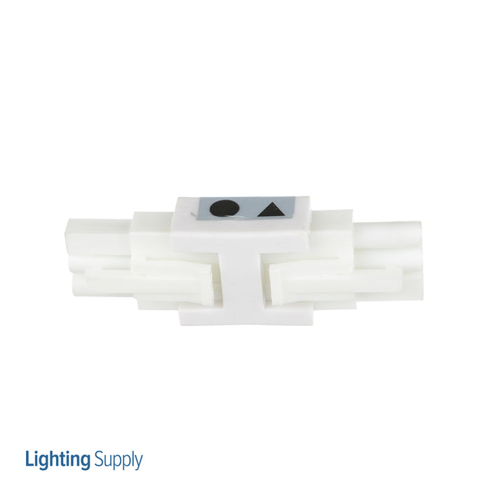 NICOR NUC-4 Series 2 Inch White End-To-End Connector For NUC-4 Linkable Under-Cabinet Lights (NUC-4-Connector WH)