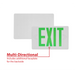 NICOR LED Emergency Exit Sign Green Lettering K 1.6W 120/277V (EXL41UNVWHG2)