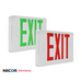 NICOR LED Emergency Exit Sign Green Lettering K 1.6W 120/277V (EXL41UNVWHG2)