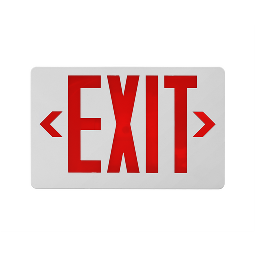 NICOR LED Emergency Exit Sign Red Lettering K 1.6W 120/277V (EXL41UNVWHR2)