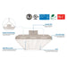 NICOR HBL-2 Series 223W LED High Bay 120-277V 4000K (HBL-20-223W-UNV-40K)