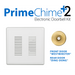 NICOR PrimeChime Plus 2 Video Compatible Doorbell Chime Kit With Polished Brass Stucco Button (PRCP2SBPB)