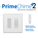 NICOR PrimeChime Plus 2 Video Compatible Doorbell Chime Kit With White Decorative Button (PRCP2DBWH)