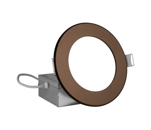 NICOR REL Series 4 Inch 10.3W Round Oil-Rubbed Bronze Canless LED Downlight 2700K 120V 93 CRI (REL411202KRDOB)