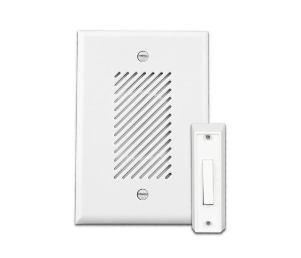 NICOR Single-Gang Electronic Door Chime Matte White (EDC1120WH1)