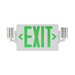 NICOR Slim LED Emergency Exit Sign Combination Green Lettering K 3.3W 120/277V (ECL21UNVWHG2)