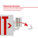 NICOR Slim LED Emergency Exit Sign Combination Red Lettering K 3.3W 120/277V (ECL21UNVWHR2)