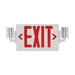 NICOR Slim LED Emergency Exit Sign Combination Red Lettering K 3.3W 120/277V (ECL21UNVWHR2)