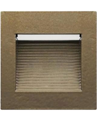 NICOR STQ Series LED Square Accent Pathway Steplight Oil-Rubbed Bronze 3000K (STQ-10-120-OB)