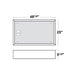 NICOR 2X4 Foot Surface Mount Frame Kit For LED Troffers (SK24)