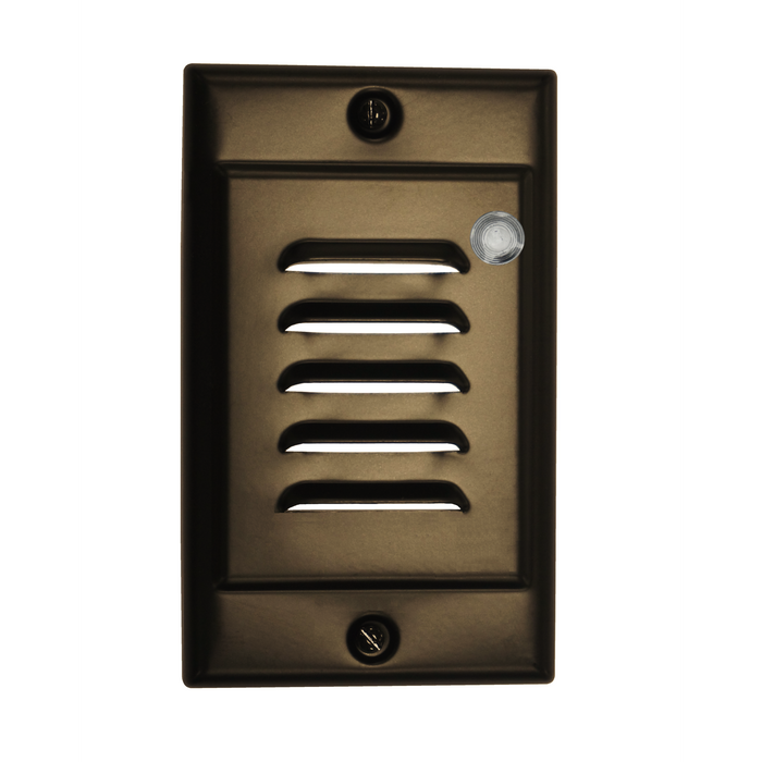 NICOR Oil-Rubbed Bronze Vertical Faceplate For Nicor LED Step Light With Photocell STP-10-120-WH-PC (FPVOB-PC)