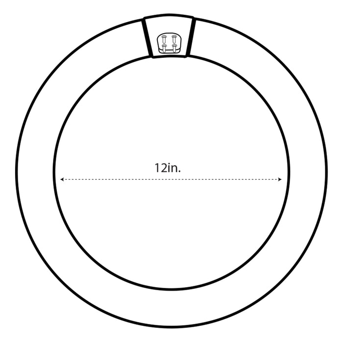 Feit Electric 12 Inch 20W [32W Equivalent] CCT Selectable 3500K/4000K/6500K G10Q T9 Direct Replacement Type A Non-Dimmable Circular LED Light (FC12/3CCT/LED)