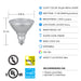 Feit Electric 11.1W [90W Equivalent] Bright White 3000K E26 Base PAR38 Dimmable Enhance Reflector LED Bulb 2-Pack (PAR38DM/930CA/2)