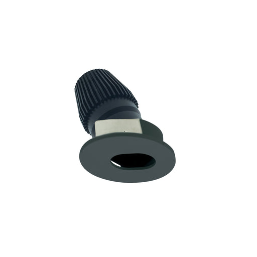 Nora 1 Inch Iolite Round Slot Aperture Adjustable Trim 600Lm Comfort Dim Black (NIOB-1RSLCDXBB)