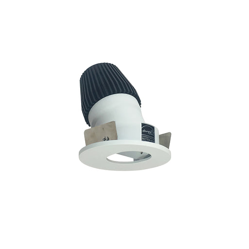Nora 1 Inch Iolite Round Slot Aperture Adjustable Trim 600Lm Comfort Dim Matte Powder White (NIOB-1RSLCDXMPW)