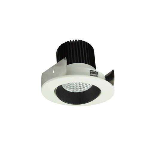 Nora 2 Inch Iolite High Lumen Round Cone Regress Adjustable Trim 1500/2000/2500Lm 3000K Black/White (NIOB-2RC30XBW/HL)