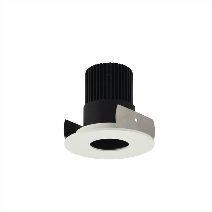 Nora 2 Inch Iolite High Lumen Round Pinhole Non-Adjustable Trim 1500/2000/2500Lm 2700K Black/Matte Powder White (NIOB-2RPH27XBMPW/HL)