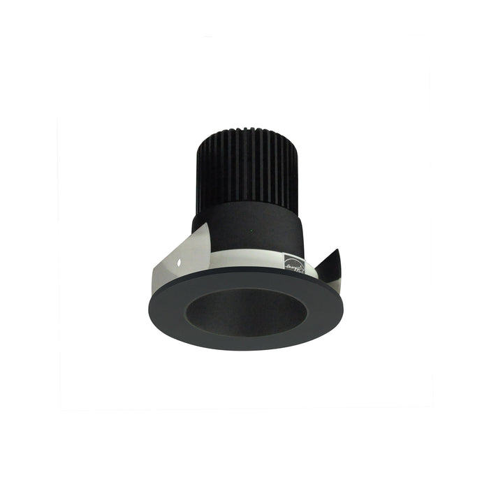 Nora 2 Inch Iolite High Lumen Round/Round Reflector Non-Adjustable Trim 1500/2000/2500Lm 5000K Black (NIOB-2RNDC50XBB/HL)