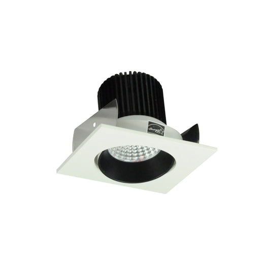 Nora 2 Inch Iolite High Lumen Square Cone Regress Adjustable Trim 1500/2000/2500Lm 4000K Black/White (NIOB-2SC40XBW/HL)