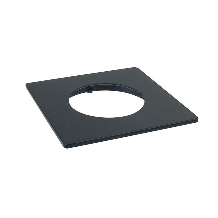 Nora 2 Inch M2 Square Trim Ring For NM2-2RG Round Gimbal Matte Black (NM2-2SGTB)