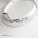 Nora 4 Inch Albalite Lens Shower Trim White R20 Maximum Bulb Diameter (NS-22W)