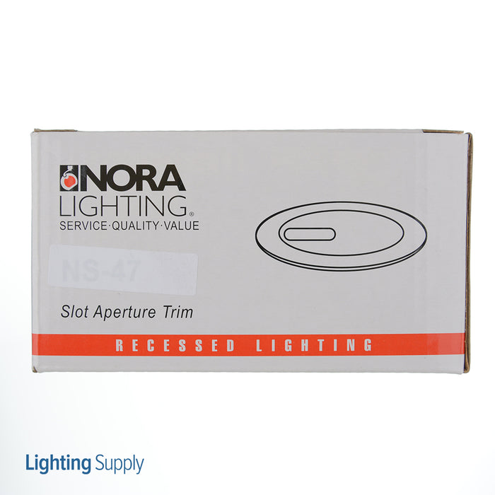 Nora 4 Inch Black Reflector White Ring (NS-43)