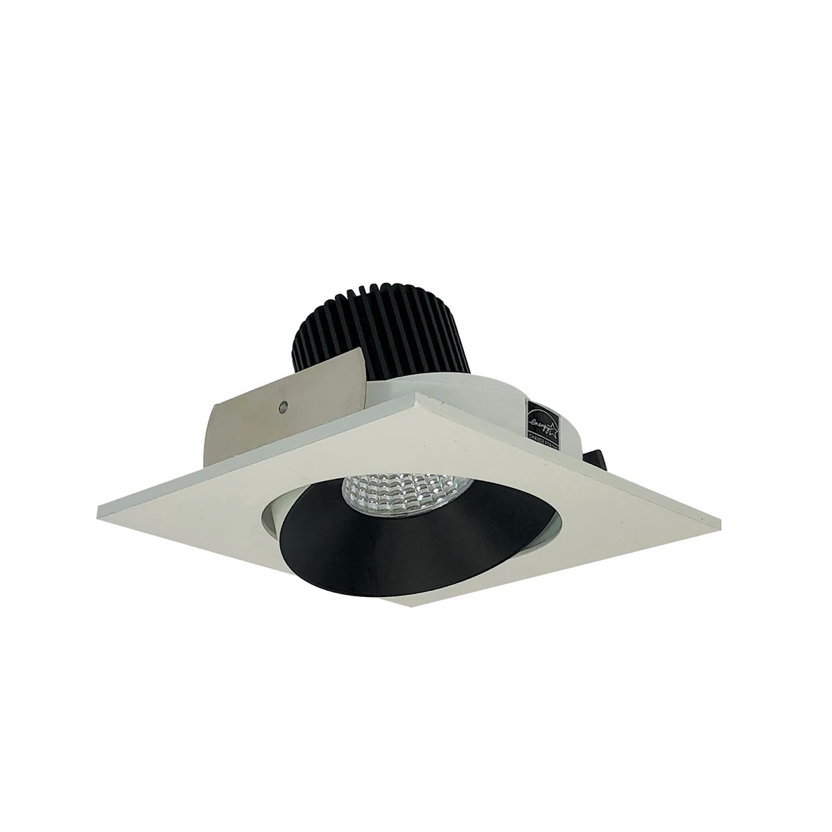 Nora NIO-4SCCDXBW 4 Inch Adjustable Square Regressed Cone — Lighting Supply