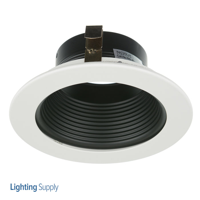 Nora 4 Inch Black Baffle And White Ring (NS-41)