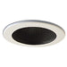 Nora 4 Inch Black Baffle And White Ring (NS-41)