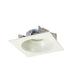 Nora 4 Inch Cobalt Shallow High Lumen LED Trim Square /Round Reflector 1200Lm 2700K White (NLCBS-4531227WW)