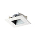 Nora 4 Inch Cobalt Shallow High Lumen LED Trim Square /Square Regress 1200Lm 2700K Haze/White (NLCBS-4561227HZW)