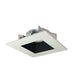 Nora 4 Inch Cobalt Shallow High Lumen LED Trim Square /Square Regress 1200Lm 3000K Black/White (NLCBS-4561230BW)