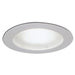 Nora 4 Inch Frost Flat Lens Trim White (NS-26W)