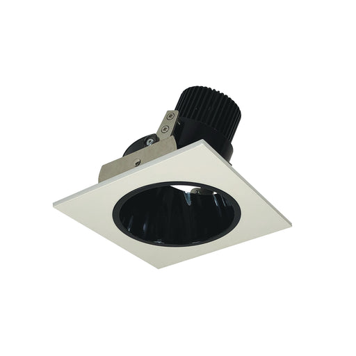Nora 4 Inch Iolite High Lumen Square Deep Reflector Adjustable Trim 1500/2000Lm 2700K Black/White Not Compatible With 2500Lm Housing (NIO-4SD27XBW/HL)