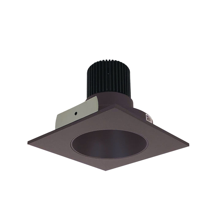 Nora 4 Inch Iolite High Lumen Square Reflector With Round Aperture Non-Adjustable Trim 1500/2000/2500Lm 5000K Bronze (NIO-4SNDC50XBZ/HL)