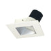 Nora 4 Inch Iolite High Lumen Square /Square Wall Wash Reflector Non-Adjustable Trim 1500/2000Lm 3500K Haze/White Not Compatible With 2500Lm Housing (NIO-4SW35XHW/HL)