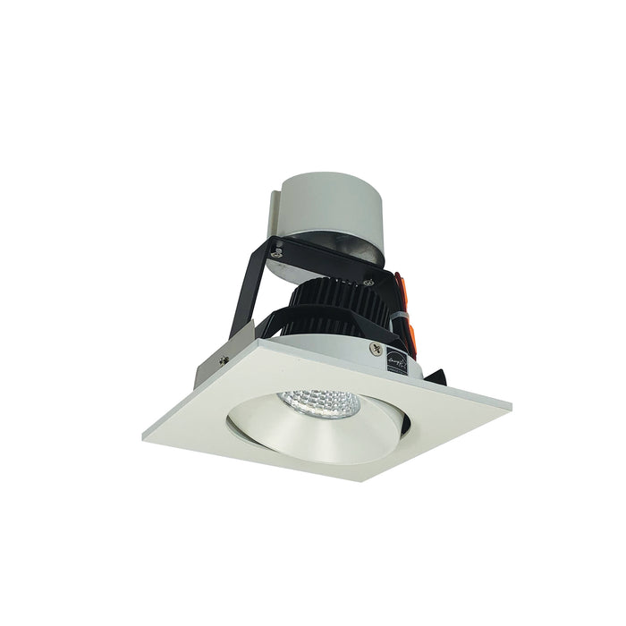 Nora 4 Inch Iolite Retrofit Square Regress Cone Adjustable 2700K White/White 1000Lm (NIR-4SC27XWW/10)