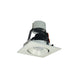 Nora 4 Inch Iolite Retrofit Square Regress Cone Adjustable 3000K White/White 1000Lm (NIR-4SC30XWW/10)