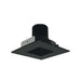 Nora 4 Inch Iolite Square Reflector With Square Aperture Non-Adjustable Trim 1000Lm 3000K Black (NIO-4SNDSQ30XBB/10)