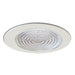 Nora 4 Inch Low Voltage Fresnel Shower Trim White (NL-423W)