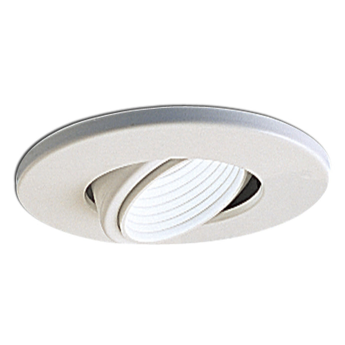 Nora 4 Inch Low Voltage White Baffle Gimbal And Trim (NL-463WW)