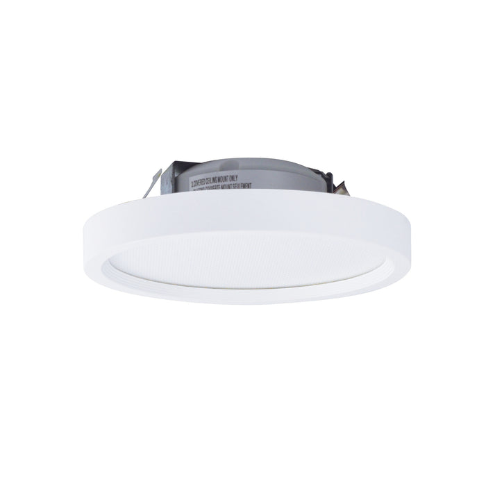 Nora 4 Inch Round LED Regressed Edge-Lit Surface Mount 2700K White (NLOS-R42L27WW)