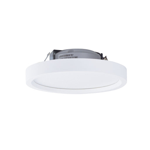 Nora 4 Inch Round LED Regressed Edge-Lit Surface Mount 5000K White (NLOS-R42L50WW)