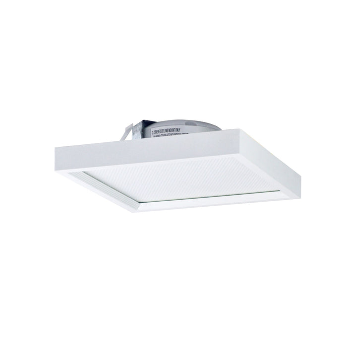 Nora 4 Inch Square LED Regressed Edge-Lit Surface Mount 3000K White (NLOS-S42L30WW)