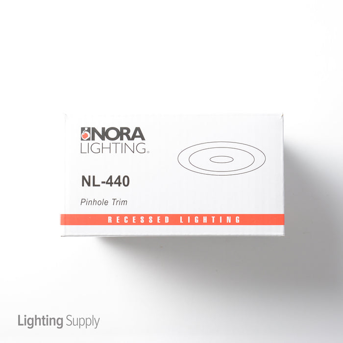 Nora 4 Inch Low Voltage 1 Inch Pinhole White (NL-440)