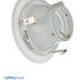 Nora 4 Inch Low Voltage Albalite Shower Trim White (NL-422W)