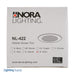 Nora 4 Inch Low Voltage Albalite Shower Trim White (NL-422W)